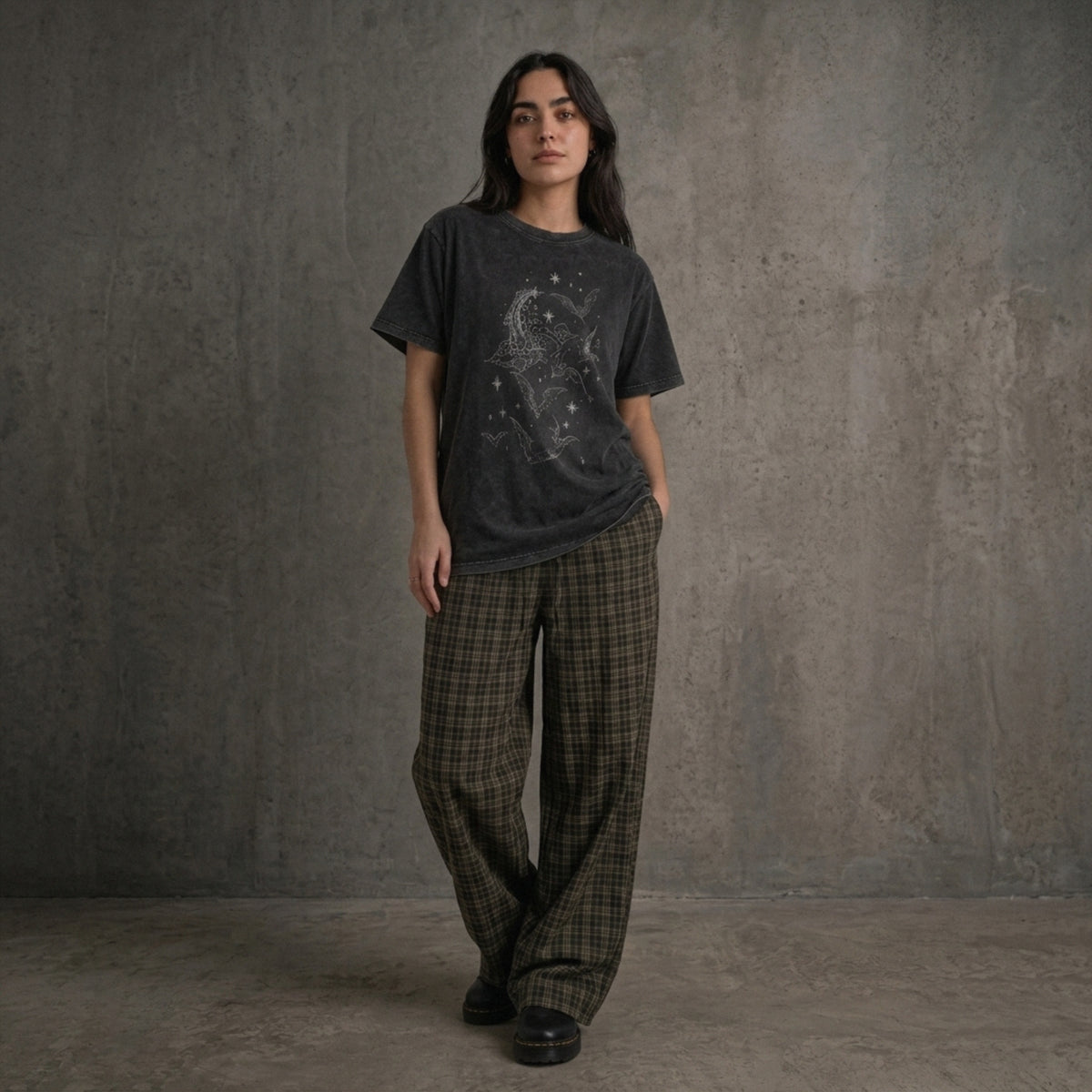 in the stars oversized tee - limited edition halloween
