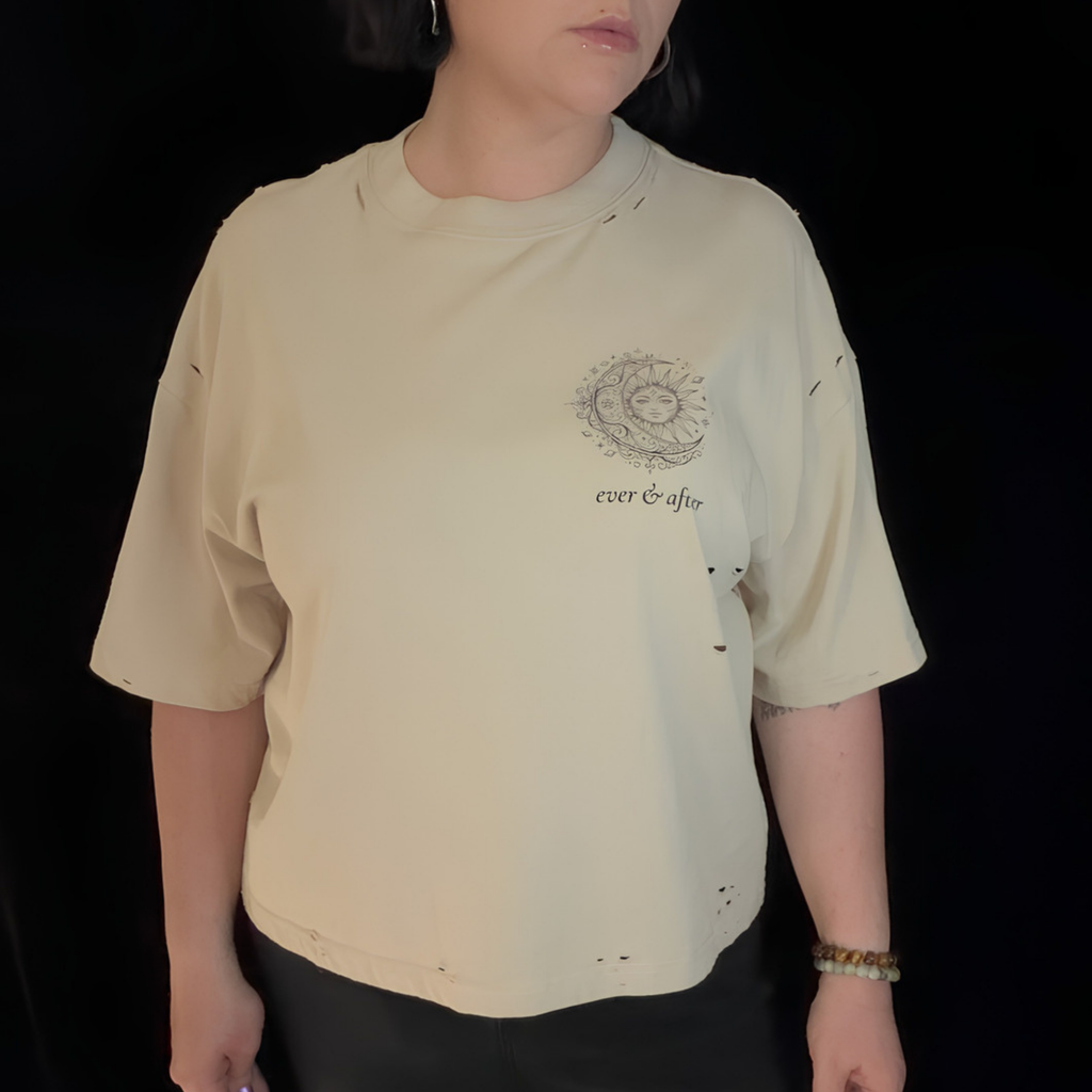 limen distressed boxy tee
