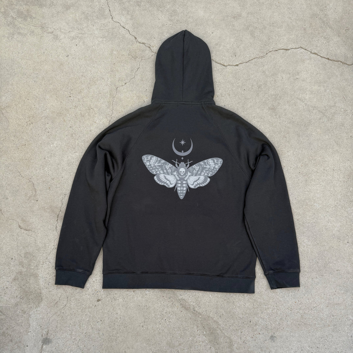 stayed oversized zip hoodie