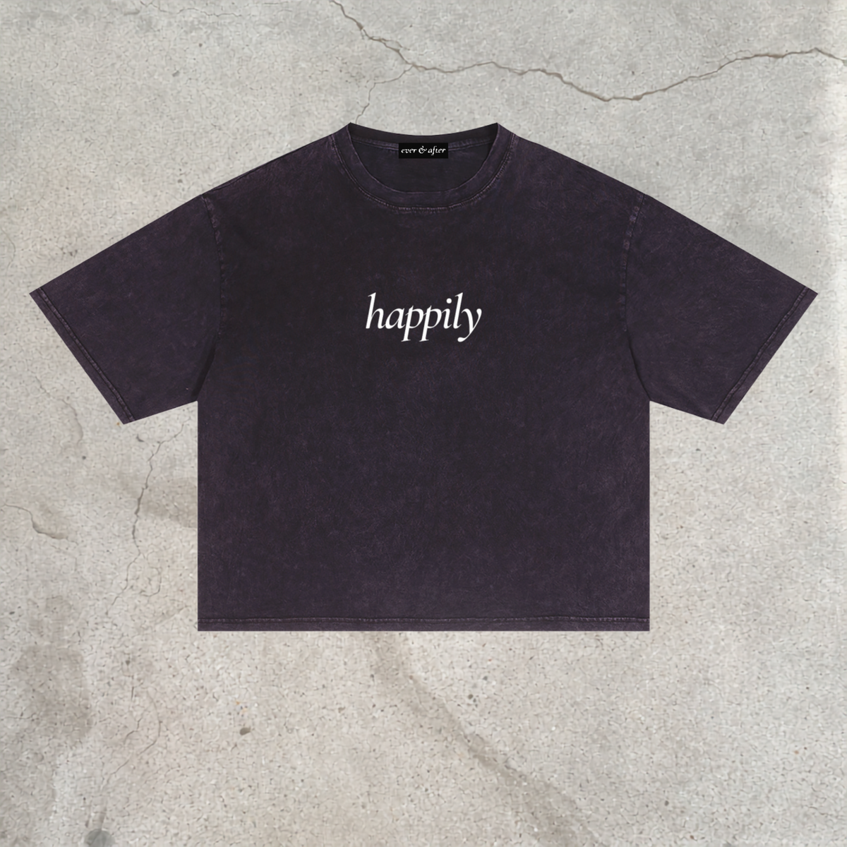 happily boxy tee