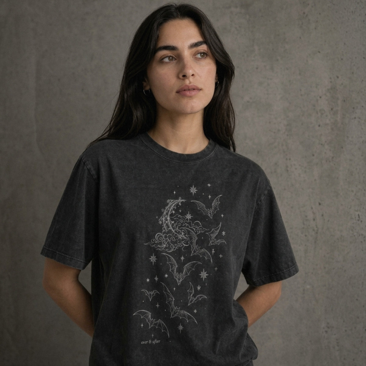 in the stars oversized tee - limited edition halloween