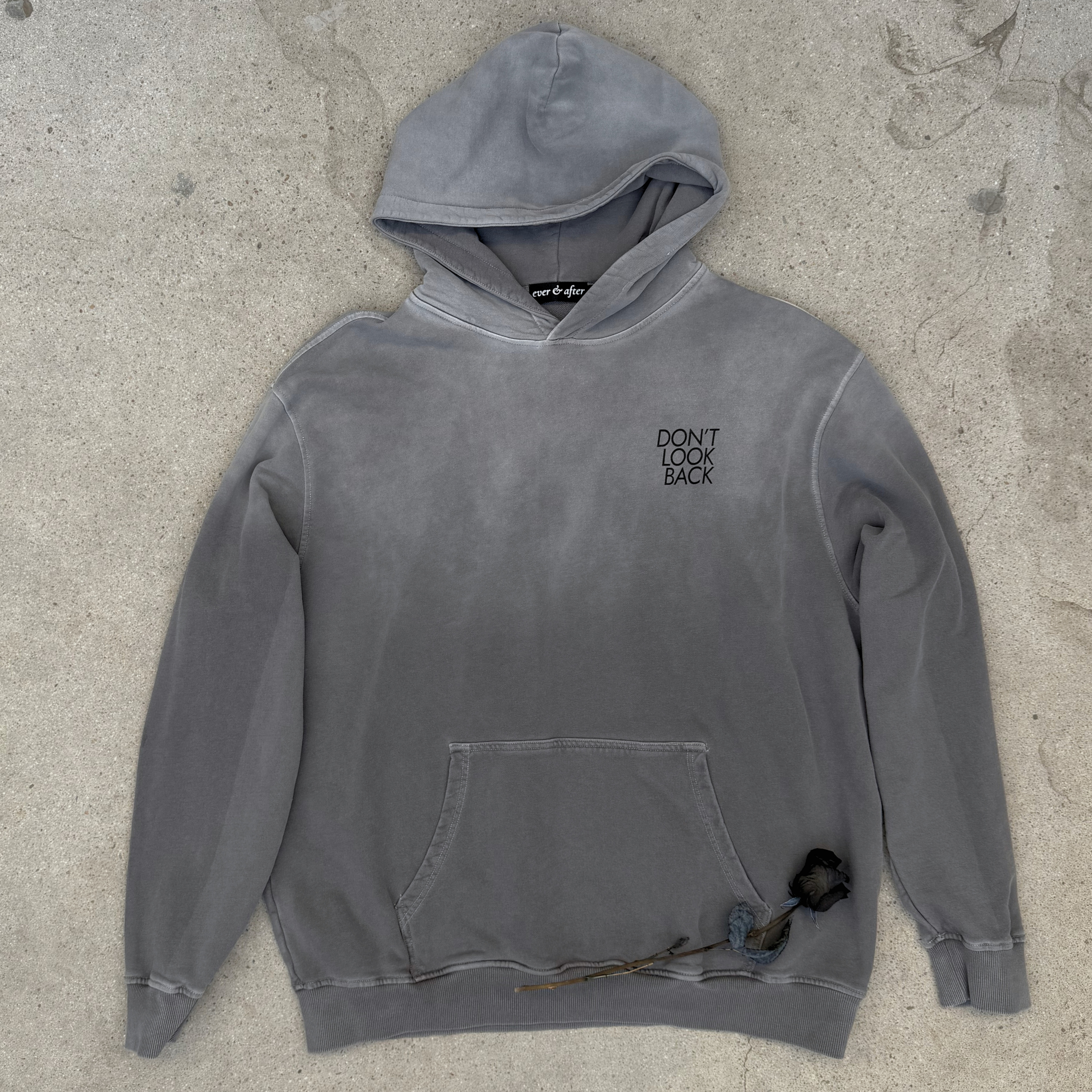turned to stone oversized hoodie