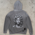turned to stone oversized hoodie